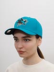 Бейсболка MITCHELL NESS арт. MN-NHL-EU127-SANSHA-TEA San Jose Sharks NHL (голубой)